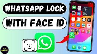 How To Lock WhatsApp With Face Id On iPhone | Use Face Id On WhatsApp In iPhone (2024)