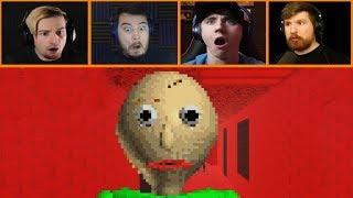 Let's Players Reaction To Getting Out While They Still Can | Baldi's Basics