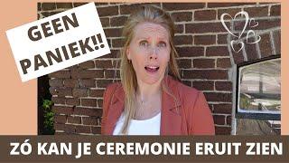 Paniek over de ceremonie op je bruiloft? Bekijk dan dit filmpje!