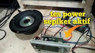 tes #power sepiker aktif