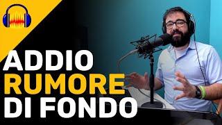 Audacity: riduzione del rumore di fondo in audio e video