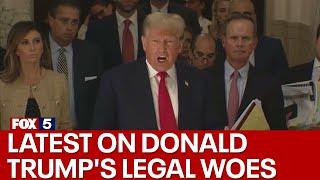 Latest on Donald Trump's legal woes