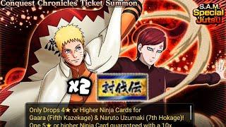 NxB NV: Summon ×2 Conquest Chronicles Ticket Summon | Naruto X Boruto Ninja Voltage.