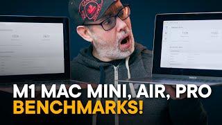 M1 Benchmarks & Experience — MacBook Pro, Air, Mac mini!