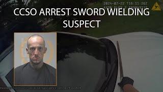CCSO Arrest Sword Wielding Suspect, James Author Miller