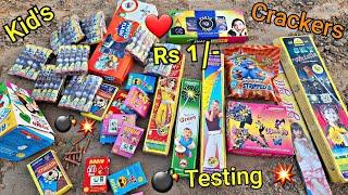 Kids Crackers Testing Video 2022 #1 |New Crackers For Kids 2022|Diwali Crackers Testing Review 2022