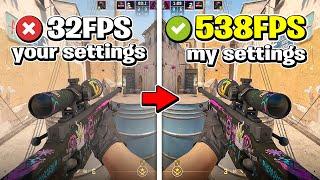 STOP CS2 Lag on LOW-END PC! (2025 FPS Boost Guide) → 200%+ FPS & ZERO Drops 