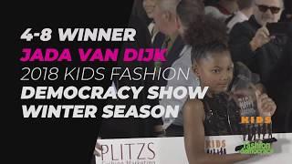 Jada Van Dijk 4-8 Year Old Model Winner 2018 KIDS Fashion Democracy Winter Show in NYC