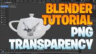 Blender beginner series No. 137 - How to properly import a transparent PNG image