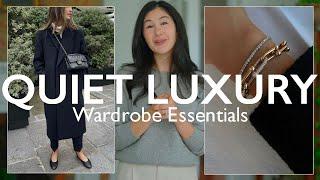 Top 6 QUIET LUXURY Wardrobe ESSENTIALS