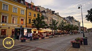 Gorgeous Old Town in Warsaw, Poland, A Binaural Experience in【4K】ASMR