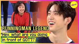 [RUNNINGMAN THE LEGEND]Эй, что вы делаете перед GOT7? (ЭНГСУБ)