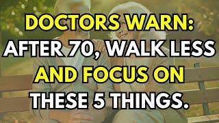 Doctor’s Warning: Why Walking Too Much After 70 Can Accelerate Aging & What to Do Instead