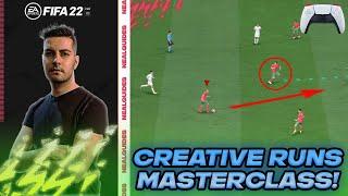 FIFA22 CREATIVE RUNS TUTORIAL - HOW TO CONTROL YOUR TEAMMATES