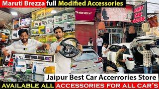 Brezza Modification 2023  with Best Price at Sony Car Decor Jaipur  9024038481 9829210085