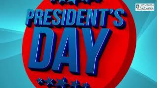 PRESIDENTS’ DAY Deals are Here!