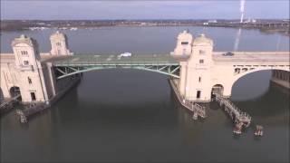 Drone View of Hanover Street Bridge with a Phantom 3 Advanced