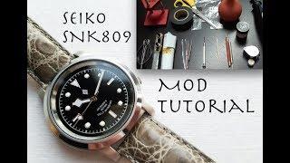 SEIKO SNK809 / SKX007 MOD TUTORIAL - How To Modify A Seiko SNK / SKX