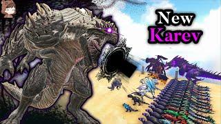 New Karev from Ark Abyss VS Modded Dinosaurs| ARK Mod Battle