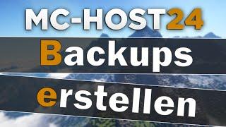 MC-Host24: Backups von Server & Welt erstellen | Tipps & Tricks