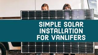 How To Calculate YOUR Solar Needs + Simple Solar Panel Installation ️ Van Life | L&K SEIMS