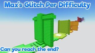 Max’s glitch per difficulty chart obby | Mobile | Stages 1-50