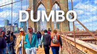 4K |  Walking The BROOKLYN BRIDGE from Dumbo Brooklyn | Full Tour (Narrated) USA