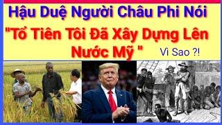 Vì sao Hậu Duệ người Châu Phi thường nói "Tổ Tiên Tôi Đã Xây Dựng Lên Nước Mỹ "