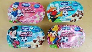 Disney Mickey Minnie Daisy Donald Danone Football Yogurt