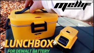 Mellif Electric Lunch Box For Dewalt Battery