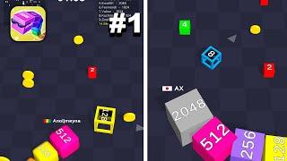 Cube Arena 2048: Merge Numbers - Hyper Hybrid Casual - Gameplay Walkthrough (iOS & Android)