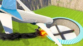 Plane CRASHES Into Mega Blender - Teardown Mods Gameplay