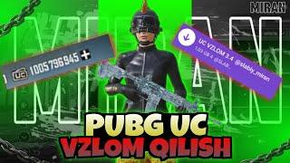 PUBG UC VZLOM 3.4 BAN BERMEDI ASOSIY AKKAUNT UCHUN XAFSIZ PUBG UC VZLOM QILISH