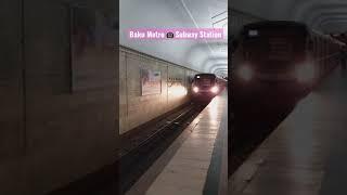 Baku Azerbaijan  Metro - Subway  Station - 30 Meters underground