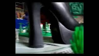 Giantess boots stomps around lego city
