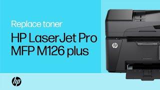 Replace a toner cartridge | HP LaserJet Pro MFP M126 Plus printer series | HP Support