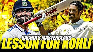 Sachin Tendulkar's Sydney Masterclass: What Virat Kohli  Can Learn from This Innings? 