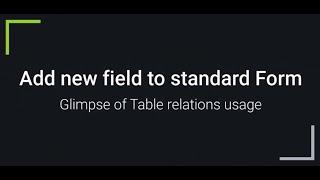 Add new field to standard Form Table relations usage