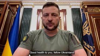 Address of the President of Ukraine Zelensky on the results of the 180 day of the war (2022) UA news