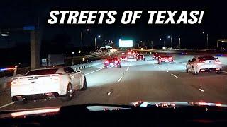 TX2K25 First Car Meet & Street Action!! Fast Cars Everywhere with COPS!