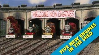 Thomas & Friends: Five New Engines In The Shed [Music Video]