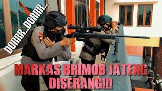 DOR DOR !!! MARKAS BRIMOB JATENG DISERANG