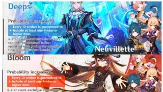 Genshin Impact Pulling for Neuvillette and Hu Tao ONLY ONCE