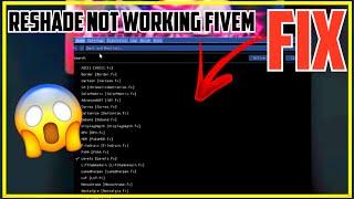 how to fix reshade not working fivem | reshade not working fivem | reshade not opening