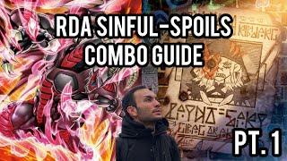 RDA Sinful Spoils Combo GUIDE - Red Dragon Archfiend Part 1 Jack Atlas Yu Gi Oh Deck Profile 1st