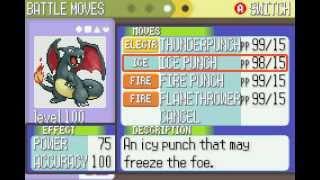 Shiny Charizard Lv. 100 not obeying (Pokemon Ruby)