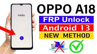 OPPO A18 (CPH2591) Gmail Account Unlock ANDROID 13 | Without pc - NEW UPDATE