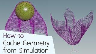 How to Cache Geometry from Simulation - Houdini Tutorial