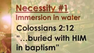 Scriptural Water Baptism