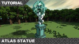 Minecraft Atlas Statue Tutorial & Download Conduit Holder